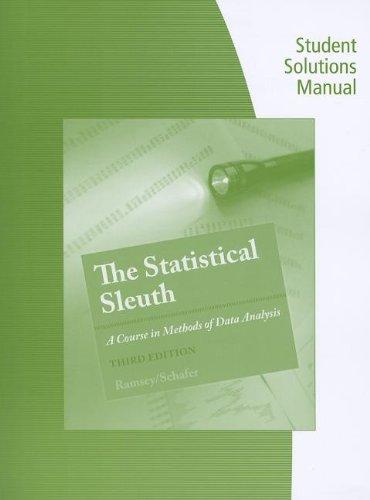Statistical sleuth solution manual online